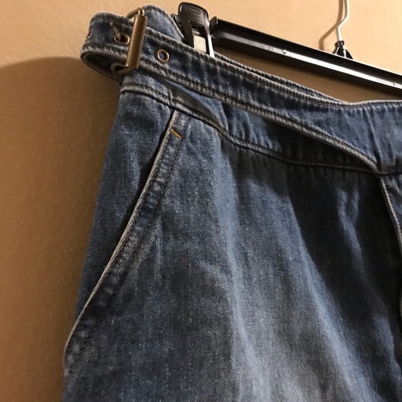 RALPH Ralph Lauren Denim Mini Skirt Buckle - Picture 3 of 6